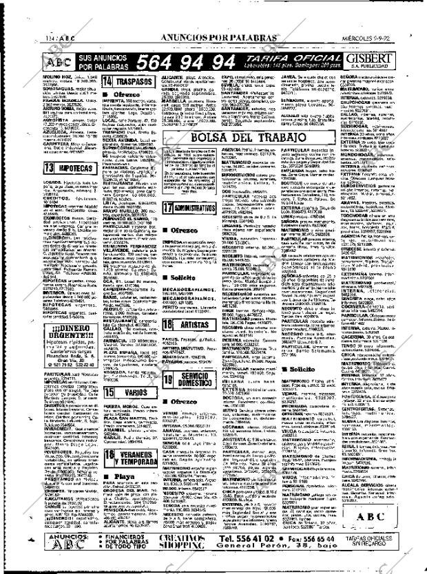 ABC MADRID 09-09-1992 página 114
