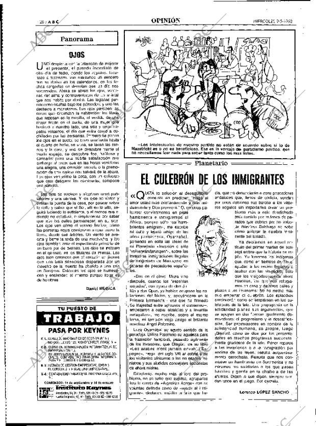 ABC MADRID 09-09-1992 página 20