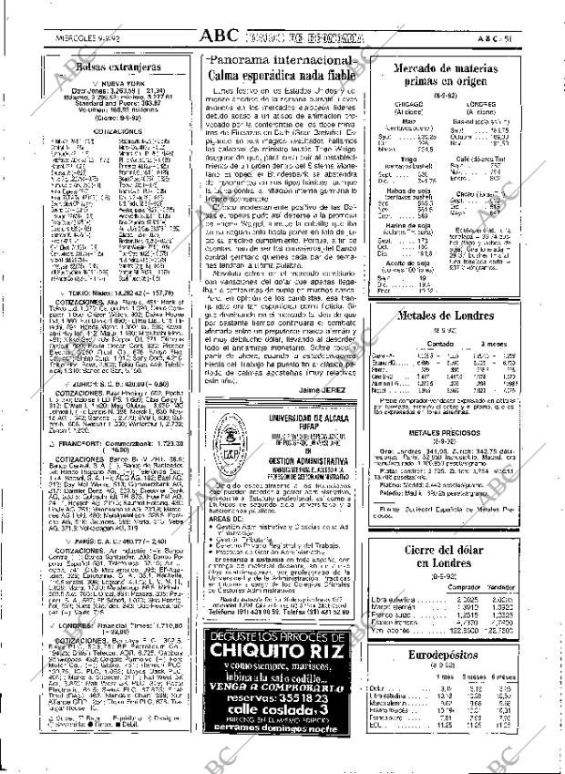 ABC MADRID 09-09-1992 página 51