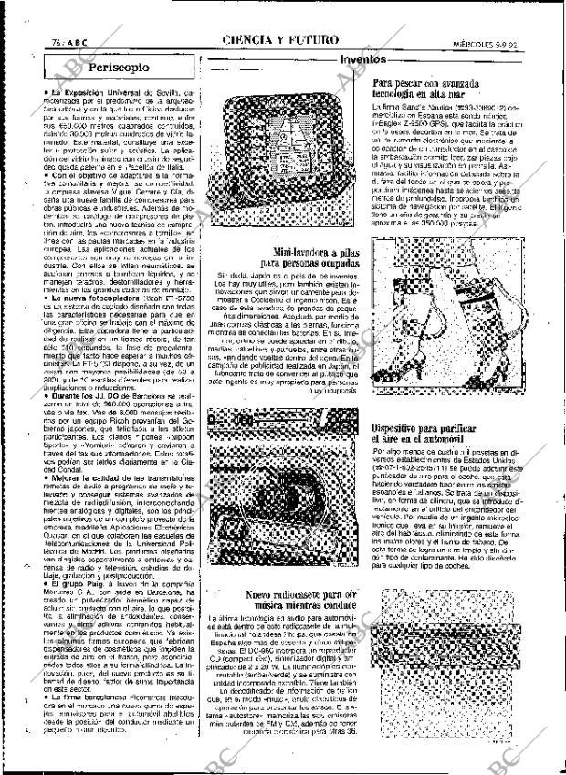 ABC MADRID 09-09-1992 página 76