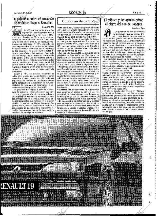 ABC MADRID 09-09-1992 página 81