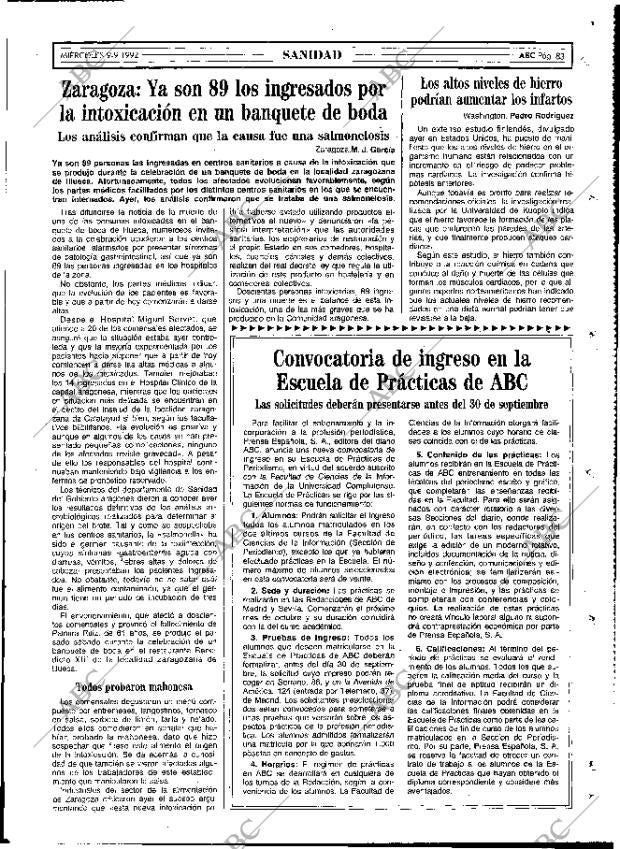 ABC MADRID 09-09-1992 página 83