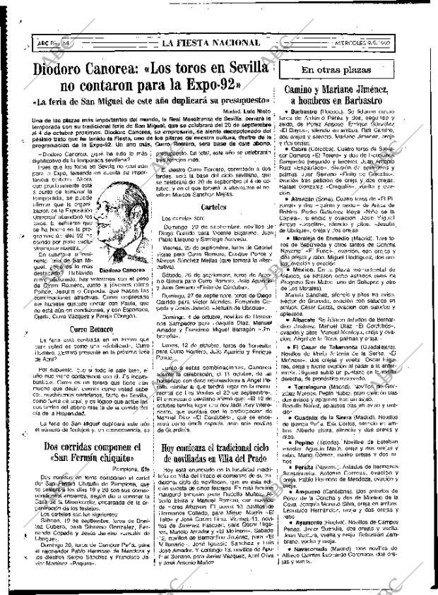 ABC MADRID 09-09-1992 página 84