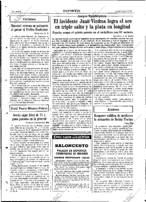 ABC MADRID 09-09-1992 página 90