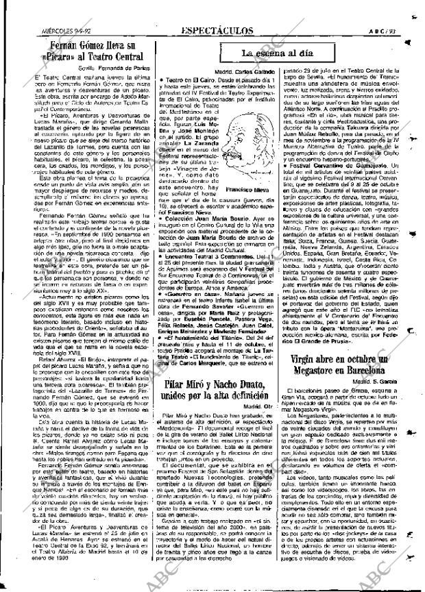 ABC MADRID 09-09-1992 página 93