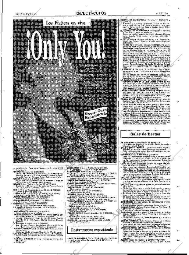 ABC MADRID 09-09-1992 página 99