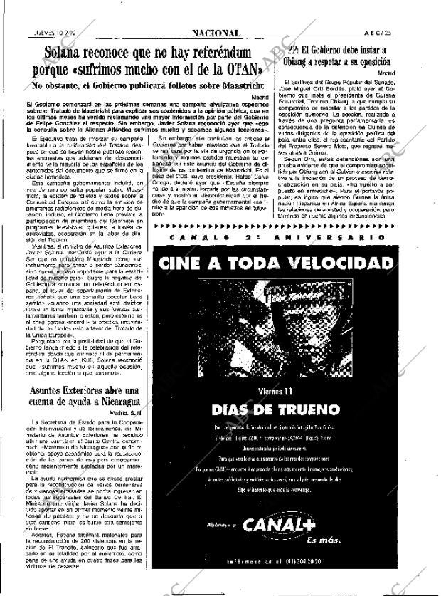 ABC MADRID 10-09-1992 página 25