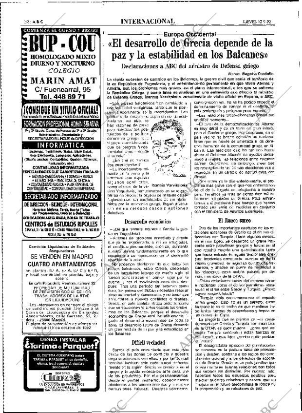 ABC MADRID 10-09-1992 página 32