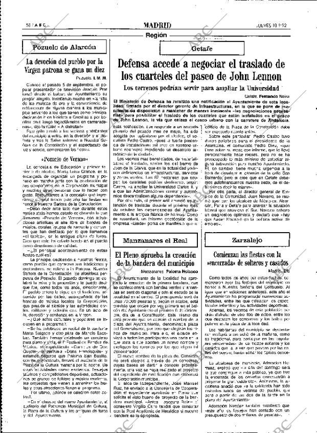 ABC MADRID 10-09-1992 página 58