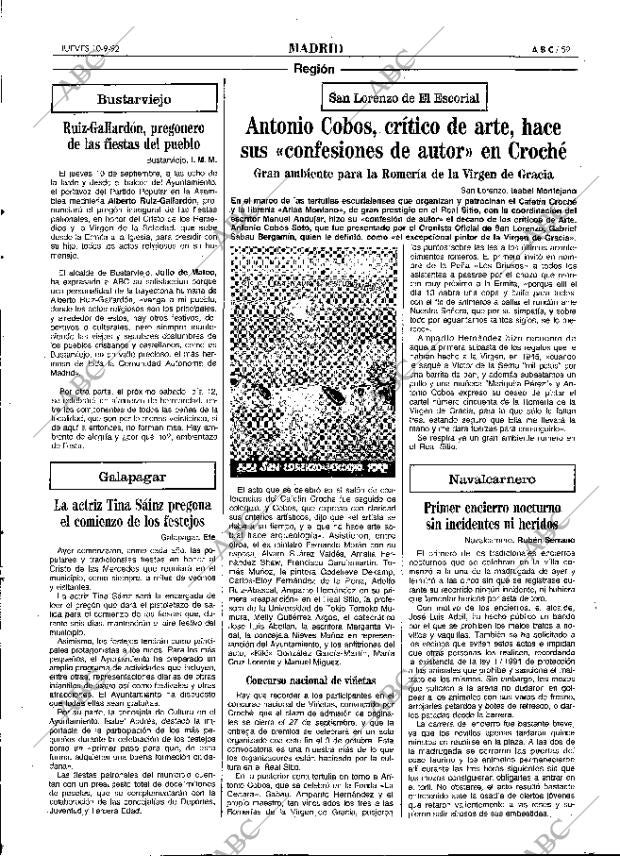 ABC MADRID 10-09-1992 página 59