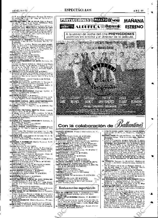 ABC MADRID 10-09-1992 página 89