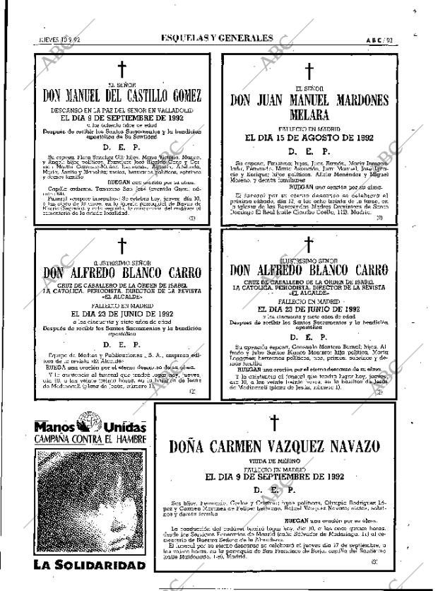 ABC MADRID 10-09-1992 página 93