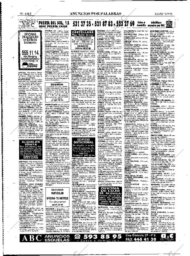 ABC MADRID 10-09-1992 página 98