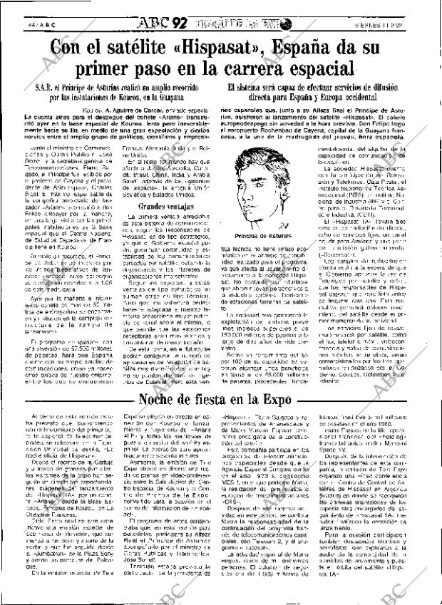 ABC SEVILLA 11-09-1992 página 44