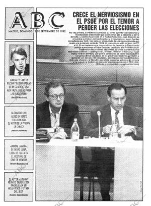 ABC MADRID 13-09-1992 página 1