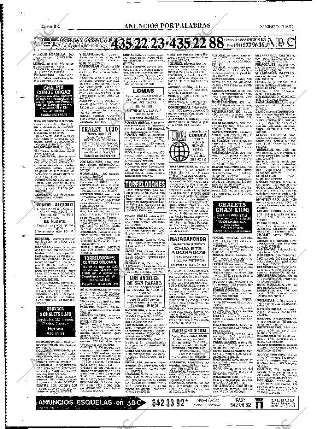 ABC MADRID 13-09-1992 página 132
