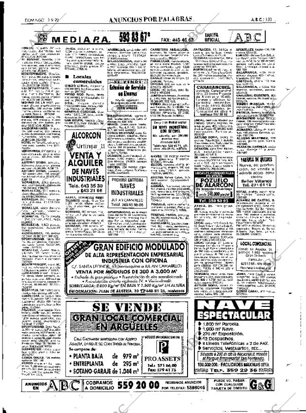 ABC MADRID 13-09-1992 página 133