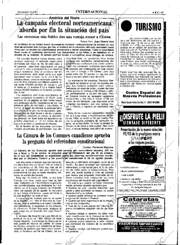 ABC MADRID 13-09-1992 página 43