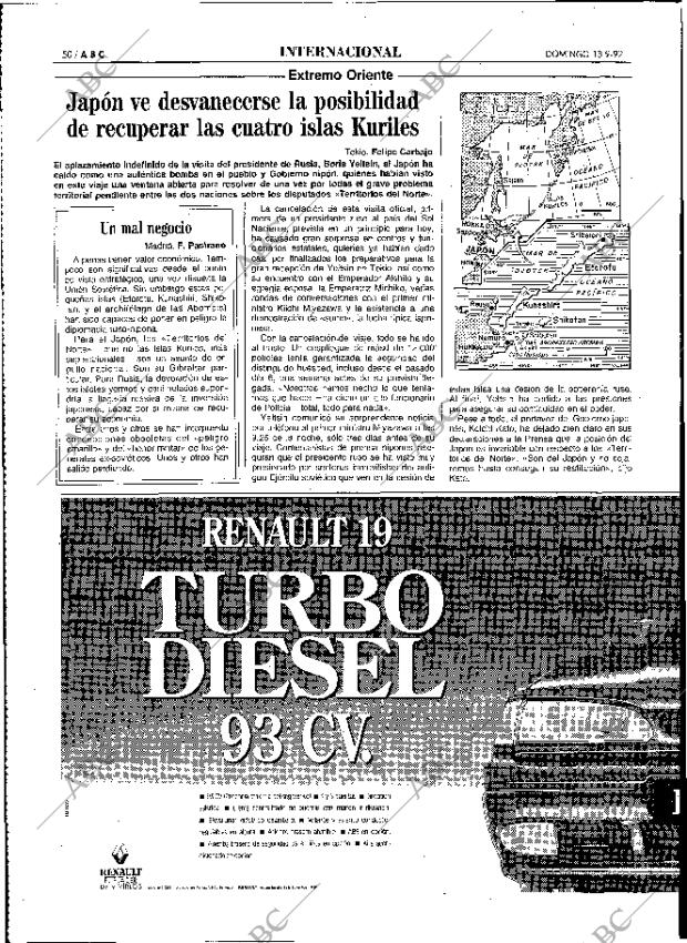 ABC MADRID 13-09-1992 página 50