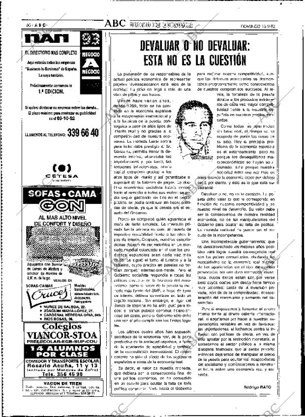 ABC MADRID 13-09-1992 página 60
