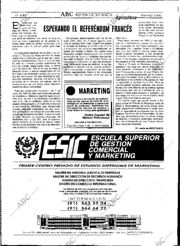 ABC MADRID 13-09-1992 página 62