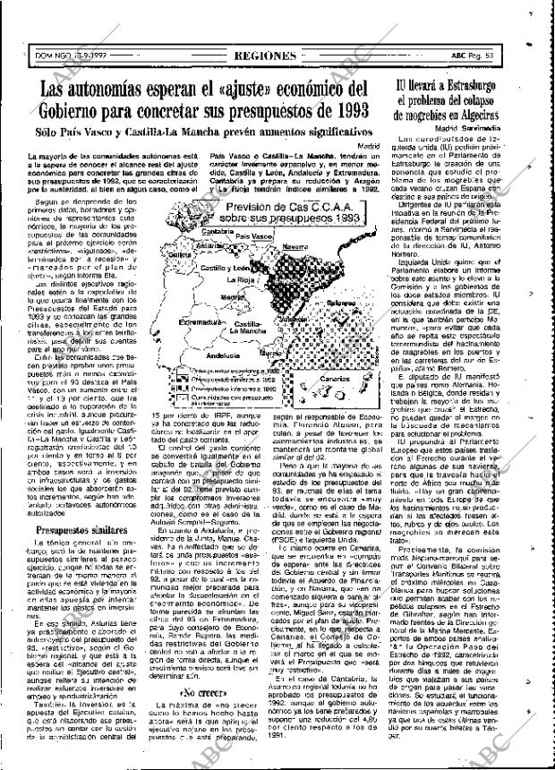 ABC MADRID 13-09-1992 página 83