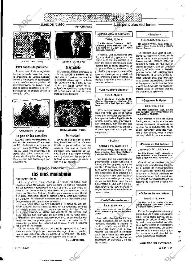 ABC MADRID 14-09-1992 página 133