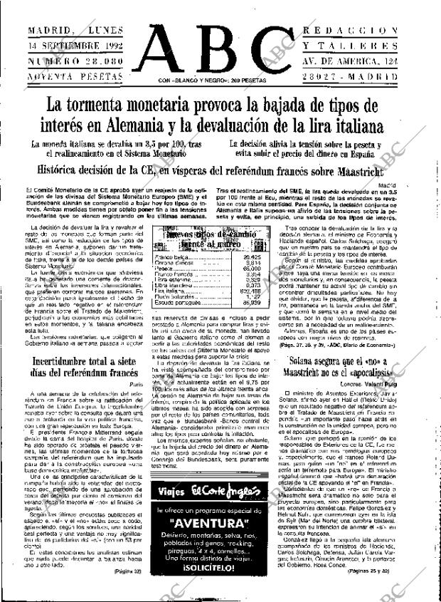 ABC MADRID 14-09-1992 página 15