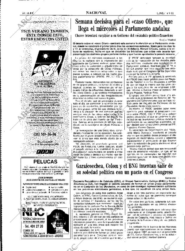 ABC MADRID 14-09-1992 página 24