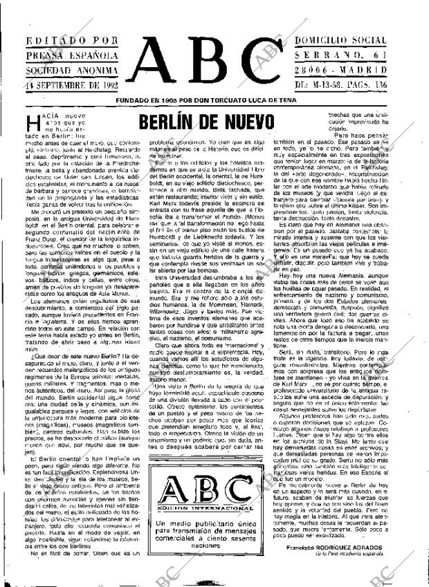 ABC MADRID 14-09-1992 página 3