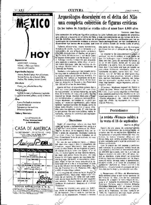 ABC MADRID 14-09-1992 página 52