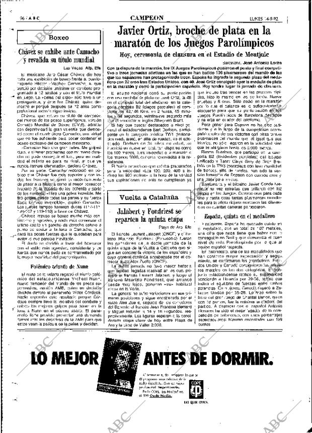 ABC MADRID 14-09-1992 página 96