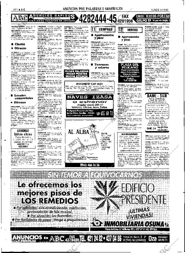 ABC SEVILLA 14-09-1992 página 102