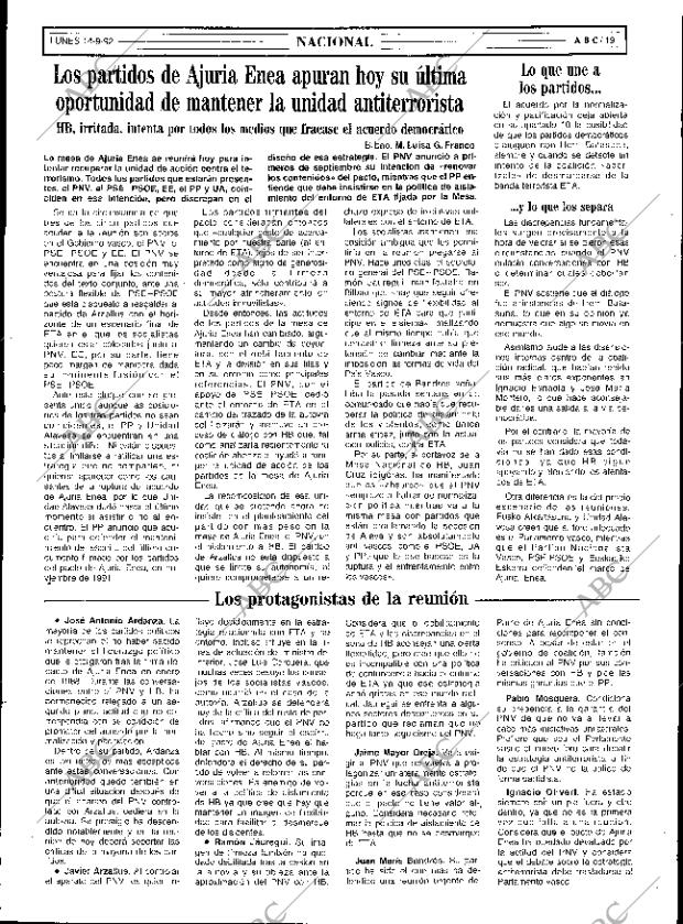 ABC SEVILLA 14-09-1992 página 19