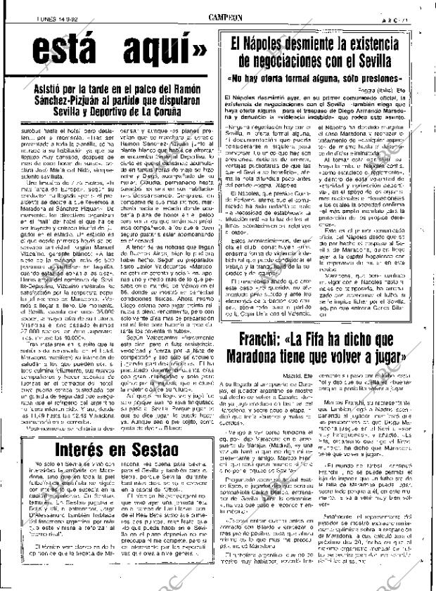 ABC SEVILLA 14-09-1992 página 71
