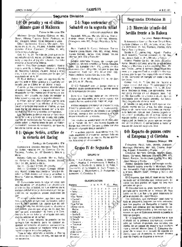 ABC SEVILLA 14-09-1992 página 83