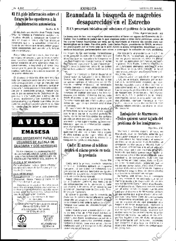 ABC SEVILLA 16-09-1992 página 36