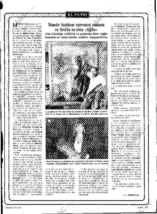 ABC SEVILLA 19-09-1992 página 105