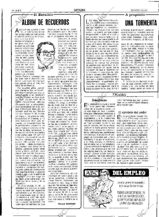 ABC SEVILLA 19-09-1992 página 14