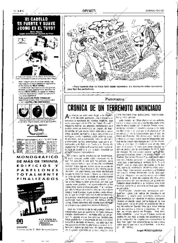 ABC SEVILLA 19-09-1992 página 16