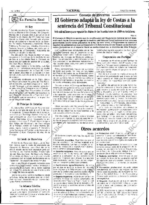 ABC SEVILLA 19-09-1992 página 18