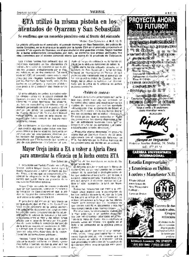 ABC SEVILLA 19-09-1992 página 19