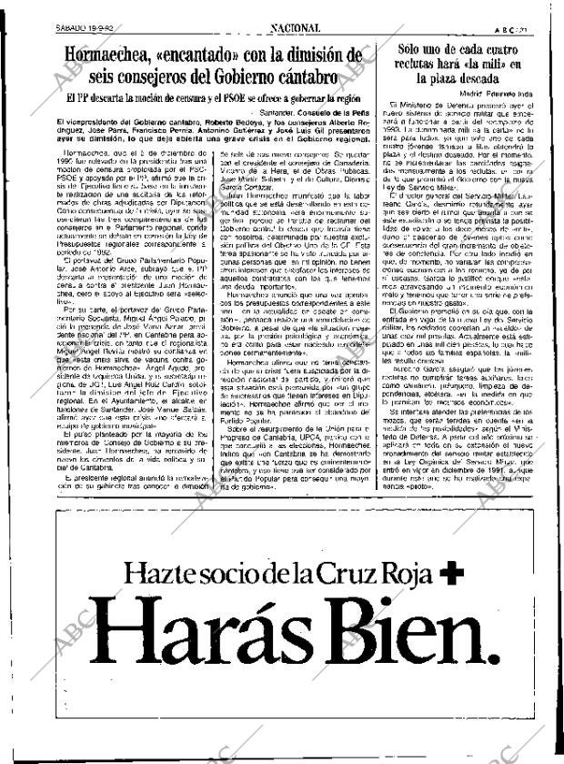 ABC SEVILLA 19-09-1992 página 21