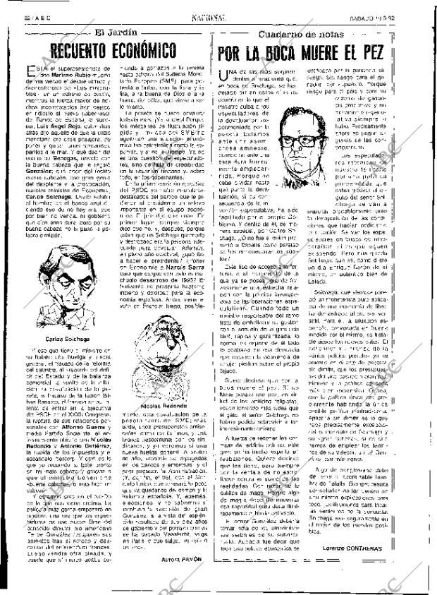 ABC SEVILLA 19-09-1992 página 22