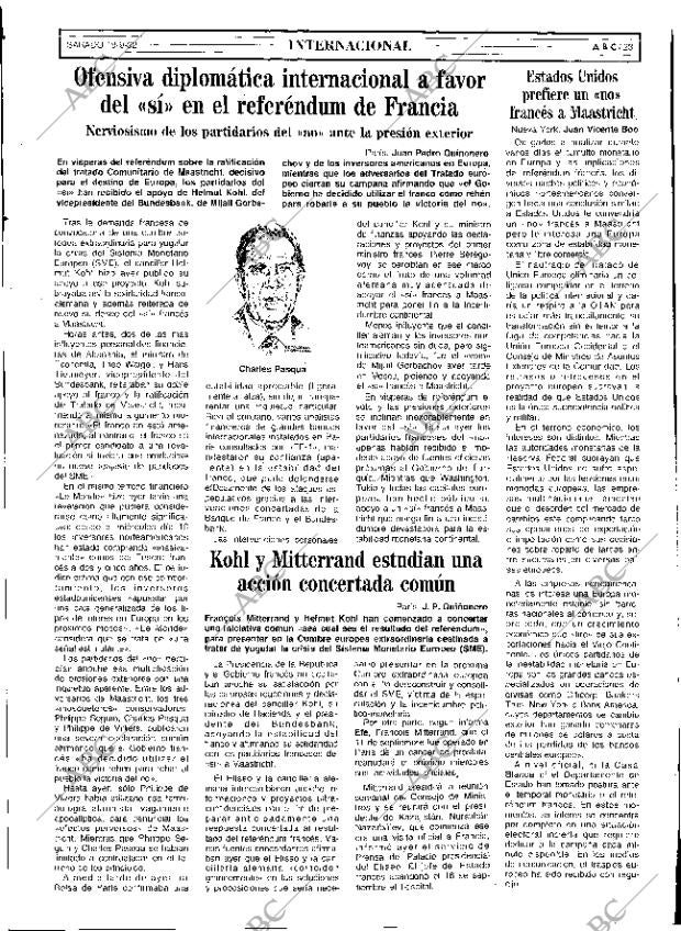 ABC SEVILLA 19-09-1992 página 23