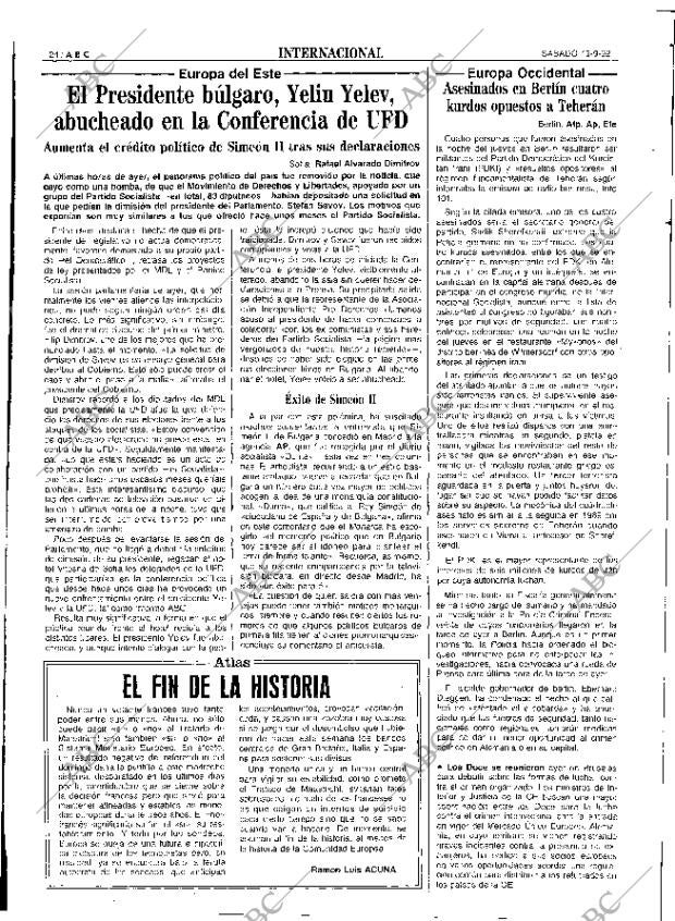 ABC SEVILLA 19-09-1992 página 24