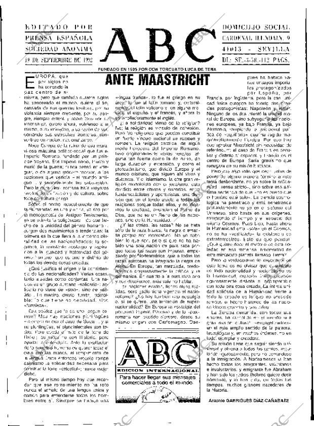 ABC SEVILLA 19-09-1992 página 3