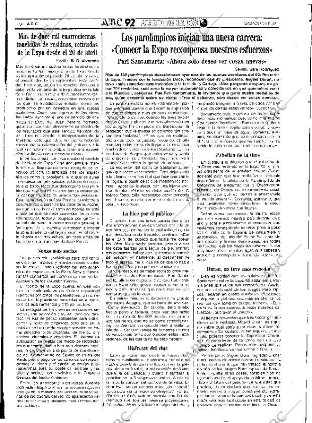 ABC SEVILLA 19-09-1992 página 50