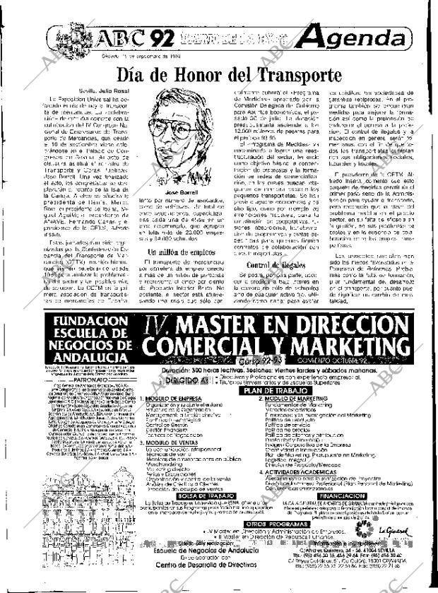 ABC SEVILLA 19-09-1992 página 51