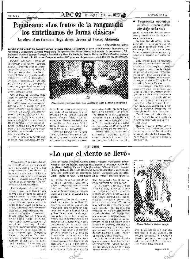 ABC SEVILLA 19-09-1992 página 52